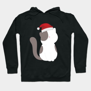 fanny cat christmas Hoodie